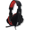 Headset Gamer Multilaser, P2, Cabo de Nylon, Preto e Vermelho - PH120