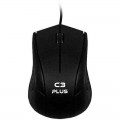 Mouse C3 Plus, USB, Preto - MS-27BK