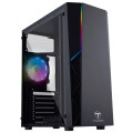 Gabinete Gamer T-Dagger P02B, Mid Tower, RGB, Lateral em Vidro, Preto - TGC-P02B