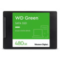 SSD WD Green, 480GB, SATA, Leitura 545MB/s, Gravação 430MB/s - WDS480G3G0A