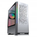 Gabinete Gamer Cougar MX430 AIR RGB, Mid Tower, Vidro Temperado, ATX, Sem Fonte, Com 3 Fans, White - 3851C60.0002