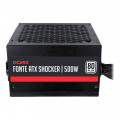 Fonte PCYES Schocker, 500w, 80 Plus, PFC Ativo, Preto - PF500SHW