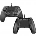 Controle Gaming Pad Com Fio Kaiser Elite NOX Krom PS4, PS3, PC, Preto - NXKROMKSR