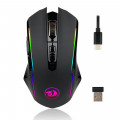 Mouse Gamer Redragon Ranger Lite Dual Mode, Wireless, RGB, 8000 DPI, 9 Botões Programáveis, Preto - M910-KS