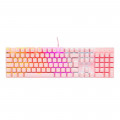 Teclado Mecânico Gamer Dazz Orion Essential, RGB, Switch YH Blue, ABNT2, Rosa - 62000132