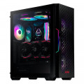 Gabinete Gamer XPG Starker Air, Mid-Tower, LED RGB, ATX, Lateral em Vidro Temperado, Com 2 Fans, Preto - STARKER-BKCWW