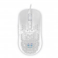 Mouse Gamer Dazz Horus, RGB, 12000DPI, 7 Botões, USB 2.0, Branco - 62000092