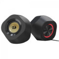 Caixa de Som Redragon Kaidas, RGB, Bluetooth/USB/3,5mm, Stereo 2.0, Preto - GS590