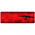 Mousepad Gamer Rise Mode Speed, AK47, Estendido (900x300mm), Vermelho - RG-MP-06-AKR