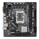 Placa Mãe ASRock H610M-HVS, Intel LGA 1700, M-ATX, DDR4, HDMI, VGA - 90-MXBHT0-A0BAYZ