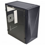 Gabinete Gamer K-mex Micro, CG-15NX, 1 Fita LED RGB, Tampa de Acrílico, Sem Fonte, Sem Fan, Preto - CG15NXRH0010CB0X