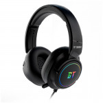 Headset Gamer Goldentec, LED RGB, USB, Surround 7.1 Digital, Preto - GT Nebula