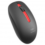 Mouse Sem Fio C3Tech, 3 Botões, 1200DPI, Vermelho e Preto - M-W15RBK