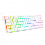 Teclado Gamer Mecânico Redragon Ashe Pro RGB, Switch Brown, ABNT2, Branco - K626P-KBS-W (PT-BROWN)