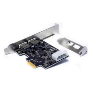 Placa PCI Express X1 Com 2 Portas Vivatech, USB 3.0