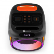 Caixa de Som Bluetooth TWS Goldentec GT Cube, 250W RMS, Luzes Em LED, Bivolt, Preto - 58135
