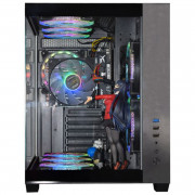 Gabinete Gamer K-Mex Hammerhead Shark, CG-SYH6, Lateral e Frontal em Vidro, Sem Fonte, Sem Fan, Preto - CGSYH6RH001CB0X