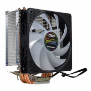 Cooler para Processador K-Mex AC04, Gaming Master, Intel e AMD, LED Multicolor, Preto - AC04004400TXBOX