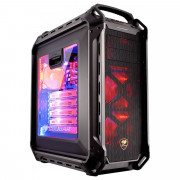 Gabinete Gamer Cougar Panzer MAX, Full Tower, Com 3 Fan, Vidro Temperado, Sem Fonte, Black - 106AMK0001-02