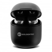 Fone de Ouvido Goldentec TWS GT Drop, Bluetooth 5.3, Preto - 52395