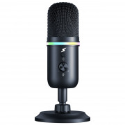 Microfone Gamer SuperFrame Voice, RGB, USB, Preto - MSF-VOICE-RGB