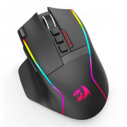 Mouse Gamer Redragon Swain, Wireless, Bluetooth, 16000 DPI, RGB, 9 Botões Programáveis, Preto - M915RGB-WL