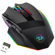 Mouse Gamer Redragon Sniper Pro RGB, 16000 DPI, Wireless, 9 Botões Programáveis, Preto - M801P-RGB