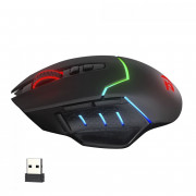 Mouse Gamer Redragon Mirage Pro, Wireless, RGB, 8000 DPI, 8 Botões Programáveis, Preto - M690-PRO
