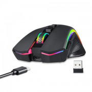 Mouse Gamer Redragon Griffin, RGB, 8000 DPI, Wireless, 7 Botões Programáveis, Preto - M602-KS