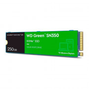 SSD WD Green SN350, 250GB, PCIe, M.2 NVMe, Leitura 2400MB/s, Escrita 1500MB/s - WDS250G2G0C