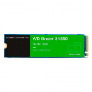 SSD WD Green SN350, 1TB, M.2 2280, PCIe, NVMe, Leitura: 2400MB/s, Gravação: 1850MB/s, Verde - WDS100T2G0C