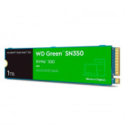 SSD WD Green SN350, 1TB, M.2 2280, PCIe, NVMe, Leitura: 2400MB/s, Gravação: 1850MB/s, Verde - WDS100T2G0C