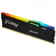 Memória Kingston Fury Beast, RGB, 16GB, 5200Mhz, DDR5, Preto - KF552C36BBEA-16