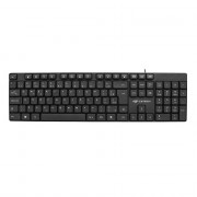 Teclado USB Multimídia C3Tech, ABNT2, Preto - KB-M10BK