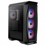 Gabinete Gamer Aerocool Aero One Frost, RGB, Com 3 Fans, Lateral em Vidro Temperado, Preto - FROST-G-BK-V1