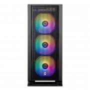 Gabinete Gamer Mancer Narok, RGB, Mid-Tower, Lateral em Vidro, Com 3 Fans, Preto - MCR-NRK-RGB01