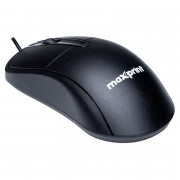 Mouse Maxprint Officeeasy, 3 Botões, 1200DPI, Preto - 60000154