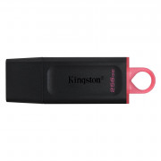 Pen Drive DataTraveler Exodia 128GB Kingston com Conexão USB 3.2, Preto/Vermelho - DTX/128GB