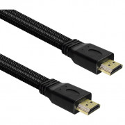 Cabo HDMI 2 metros Lehmox, HD Alta Velocidade 2.0, 4K Ultra HDTV 1080p, CB-07, Preto - LEY-08