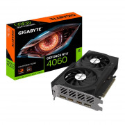 Placa de Vídeo Gigabyte RTX 4060 Windforce OC, NVIDIA GeForce, 8GB GDDR6, DLSS, Ray Tracing - GV-N4060WF2OC-8GD