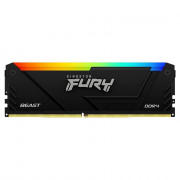 Memória Kingston Fury Beast, RGB, 32GB, 3200MHz, DDR4, CL16, Preto - KF432C16BB2A/32