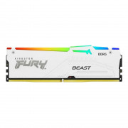 Memória Kingston Fury Beast, 16GB, 5600MHz, DDR5, CL36, Branco - KF556C36BWEA-16