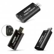 Adaptador Placa De Captura HDMI Para USB 2.0, 4K MS118, Preto - AD0629