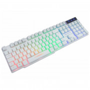 Kit Gamer K-Mex, Teclado KMW52 + Mouse MOA8, LED RGB, Branco - B2KMW5228U2CB2X