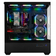 Gabinete Gamer Redragon Reflect Flow Black, Mid tower, Lateral e Frontal em Vidro Temperado, Sem Fan, Preto - CA-606B