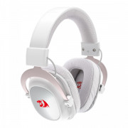 Headset Gamer Redragon Zeus Pro White, Sem Fio, Bluetooth, Microfone Destacável, Surround 7.1, Branco - H510W-PRO