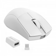 Mouse Gamer Redragon King Pro 4K Lunar White, Wireless, Sem Fio, Bluetooth, 26000DPI, 7 Botões, Branco - M916W-PRO-4K