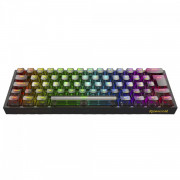 Teclado Gamer Mecânico Redragon Fizz Clear, RGB, USB, Switch Crystal, ABNT2, 60%, Preto - K617CTB-RGB