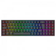 Teclado Gamer Mecânico Redragon Pollux Pro, RGB, Wireles, Bluetooth, Switch Brown, ABNT2, Preto - K628RGB-PRO (PT-BROWN)