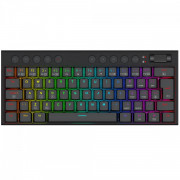 Teclado Gamer Mecânico Redragon Horus Mini, RGB, Low Profile, USB, Switch Brown, ABNT2, 60%, Preto - K632-RGB (PT-BROWN)